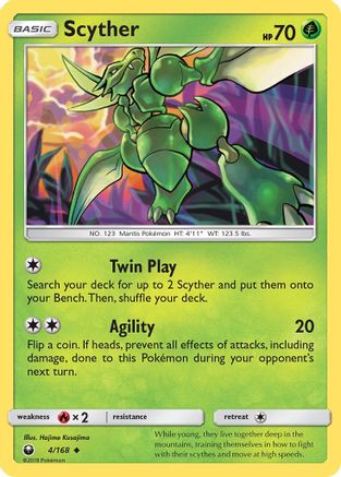 Scyther/168 - SM  Celestial Storm-1