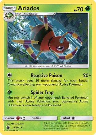 Ariados/168 - SM  Celestial Storm Reverse Holofoil-1