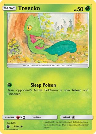 Treecko (7) 7/168 - SM  Celestial Storm-1