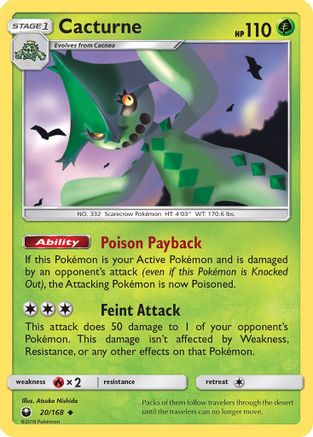 Cacturne/168 - SM  Celestial Storm-1
