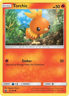 Torchic (25) 25/168 - SM  Celestial Storm-1