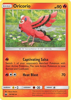 Oricorio (30)/168 - SM  Celestial Storm Reverse Holofoil-1