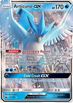 Articuno GX 31/168 - SM  Celestial Storm Holofoil-1