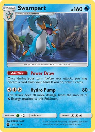 Swampert 35/168 - SM  Celestial Storm-1