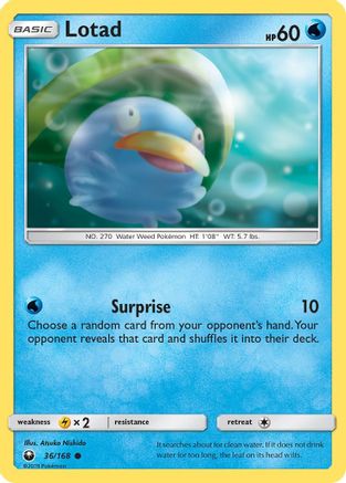 Lotad/168 - SM  Celestial Storm