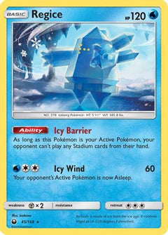 Regice 45/168 - SM  Celestial Storm-1