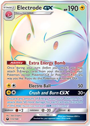 Electrode GX (Secret)/168 - SM  Celestial Storm Holofoil-1