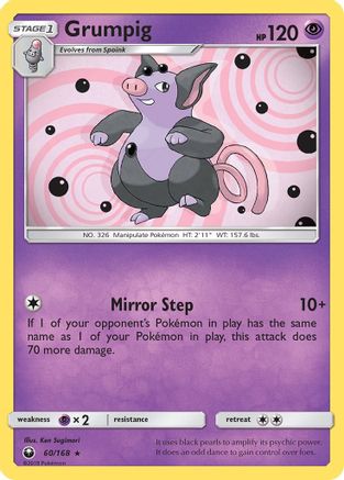 Grumpig/168 - SM  Celestial Storm Reverse Holofoil-1