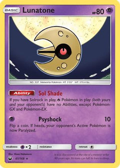 Lunatone/168 - SM  Celestial Storm Reverse Holofoil-1