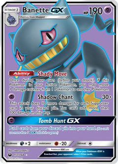 Banette GX (Full Art)/168 - SM  Celestial Storm Holofoil-1