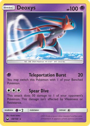 Deoxys (69) 69/168 - SM  Celestial Storm-1