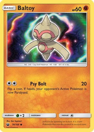 Baltoy/168 - SM  Celestial Storm Reverse Holofoil-1