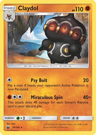 Claydol/168 - SM  Celestial Storm-1