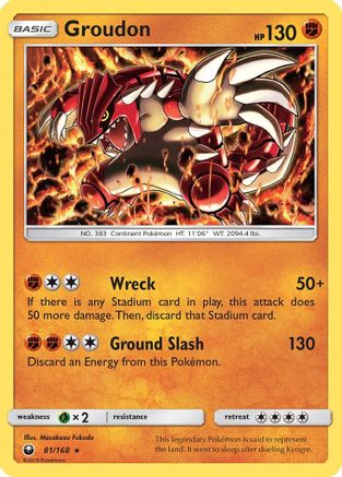 Groudon 81/168 - SM  Celestial Storm Reverse Holofoil-1
