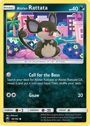 Alolan Rattata 84/168 - SM  Celestial Storm-1