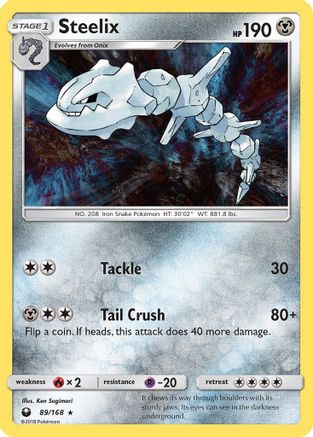 Steelix/168 - SM  Celestial Storm Holofoil-1