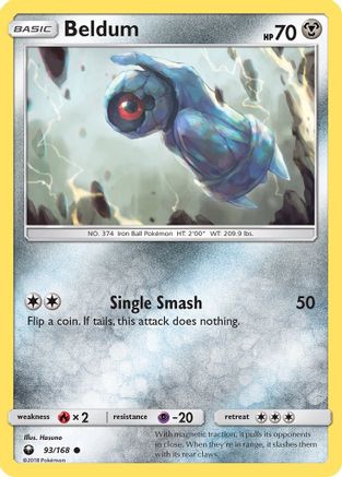 Beldum (93)/168 - SM  Celestial Storm