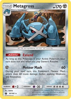 Metagross 95/168 - SM  Celestial Storm Reverse Holofoil-1
