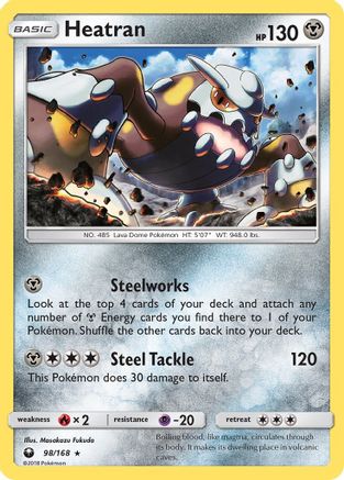 Heatran/168 - SM  Celestial Storm Holofoil