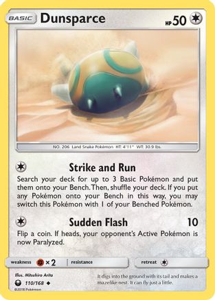 Dunsparce 110/168 - SM  Celestial Storm Reverse Holofoil-1