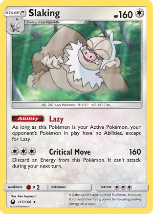 Slaking/168 - SM  Celestial Storm Reverse Holofoil-1