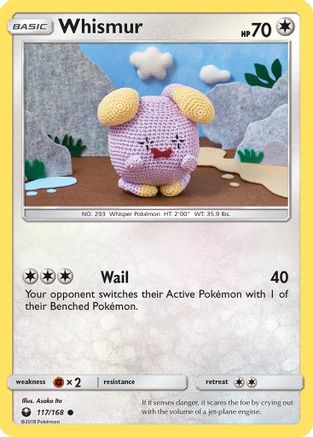 Whismur (117) 117/168 - SM  Celestial Storm