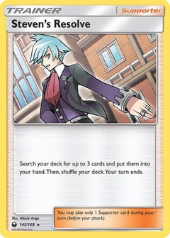 Steven's Resolve/168 - SM  Celestial Storm Holofoil-1