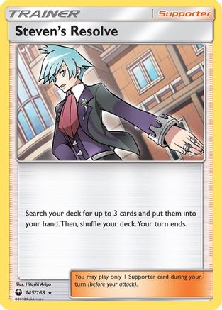 Steven's Resolve/168 - SM  Celestial Storm Holofoil