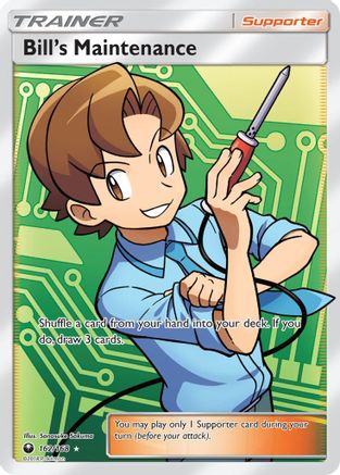 Bill's Maintenance (Full Art)/168 - SM  Celestial Storm Holofoil-1