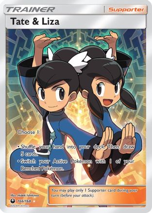 Tate & Liza (Full Art)/168 - SM  Celestial Storm Holofoil-1