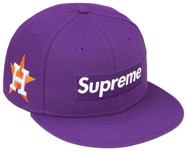 Supreme x New Era x MLB 'Houston Astros' Cap - Purple-1