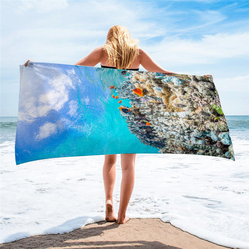 Square beach towel-16