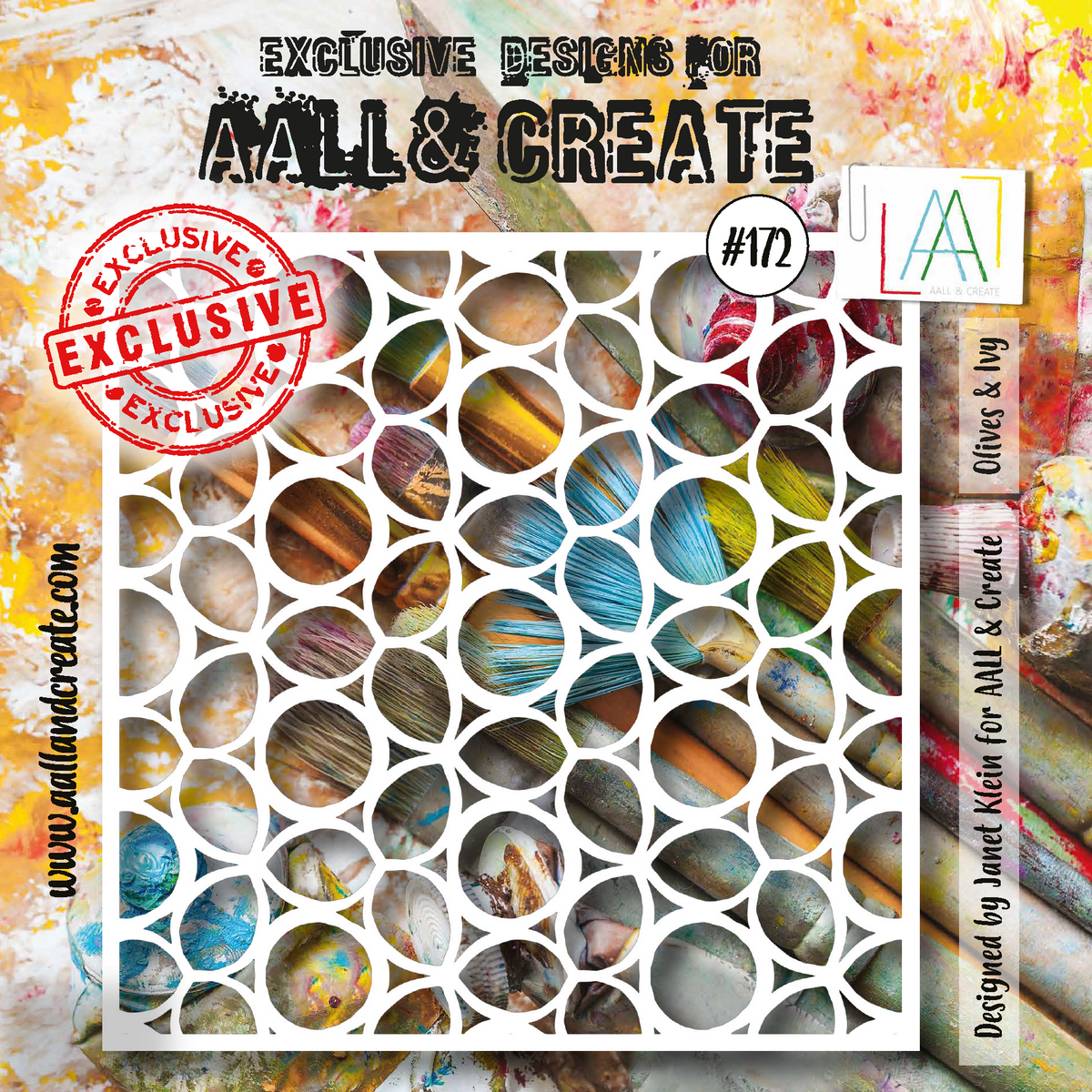 Plantilla AALL and Create de 6"x6" - #172 - Olives & Ivy