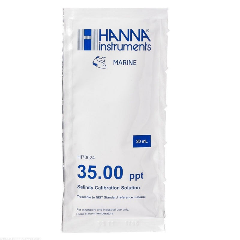 Hanna Instruments 35 ppt Salinity Calibration Solution Sachet (20ML)-1