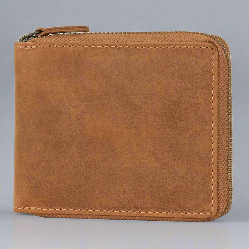 MET Hunter Leather Zip Around Wallet-1