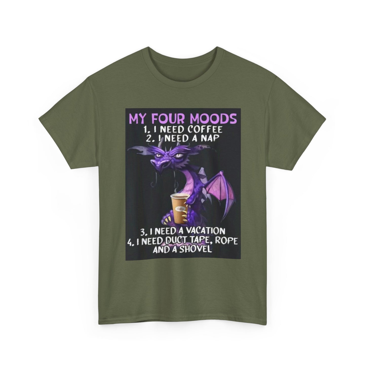 "My 4 Moods" Unisex Heavy Cotton Tee