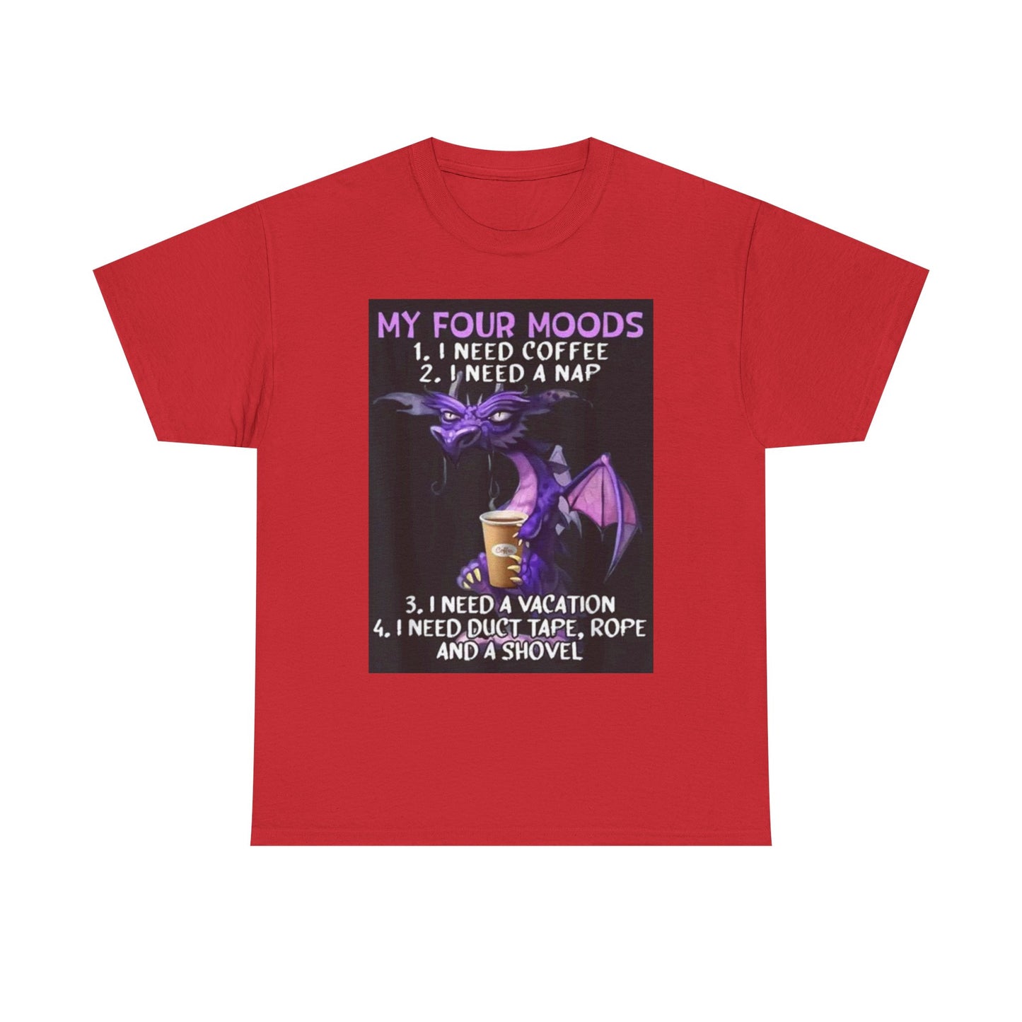 "My 4 Moods" Unisex Heavy Cotton Tee