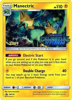 Manectric - SM130 (Prerelease) [Staff] - SM Promos Holofoil-1