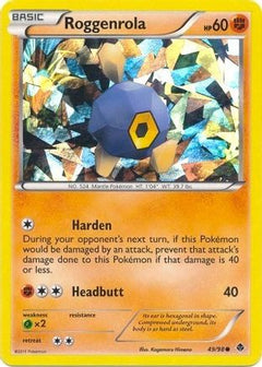 Roggenrola - 49/98 (Cracked Ice Holo) - Blister Exclusives Holofoil-1