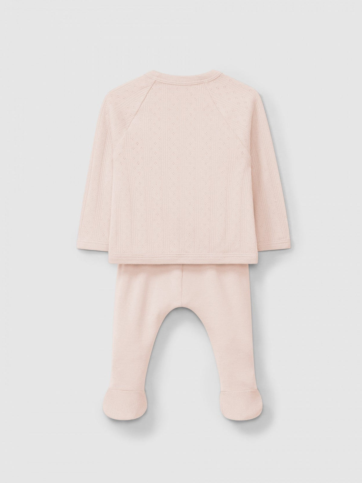 Three-piece ajour pattern set | Pink | Snug-2