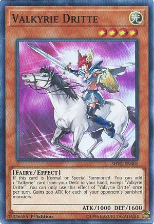Valkyrie Dritte (SHVA-EN001) - Shadows in Valhalla 1st Edition-1