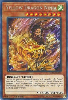 Yellow Dragon Ninja (SHVA-EN013) - Shadows in Valhalla 1st Edition-1