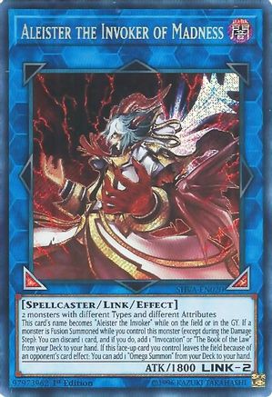 Aleister the Invoker of Madness (SHVA-EN020) - Shadows in Valhalla 1st Edition