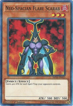 Neo-Spacian Flare Scarab (SHVA-EN033) - Shadows in Valhalla 1st Edition-1