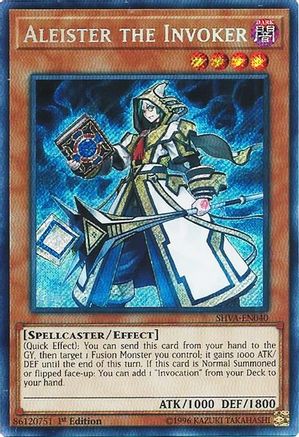 Aleister the Invoker (SHVA-EN040) - Shadows in Valhalla 1st Edition-1