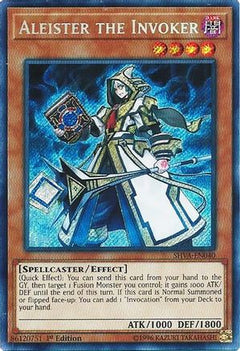 Aleister the Invoker (SHVA-EN040) - Shadows in Valhalla 1st Edition-1
