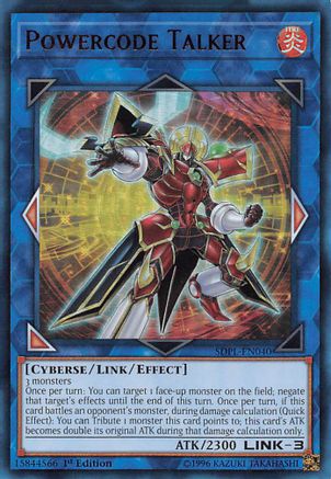 Powercode Talker (SDPL-EN040) - Structure Deck: Powercode Link 1st Edition-1