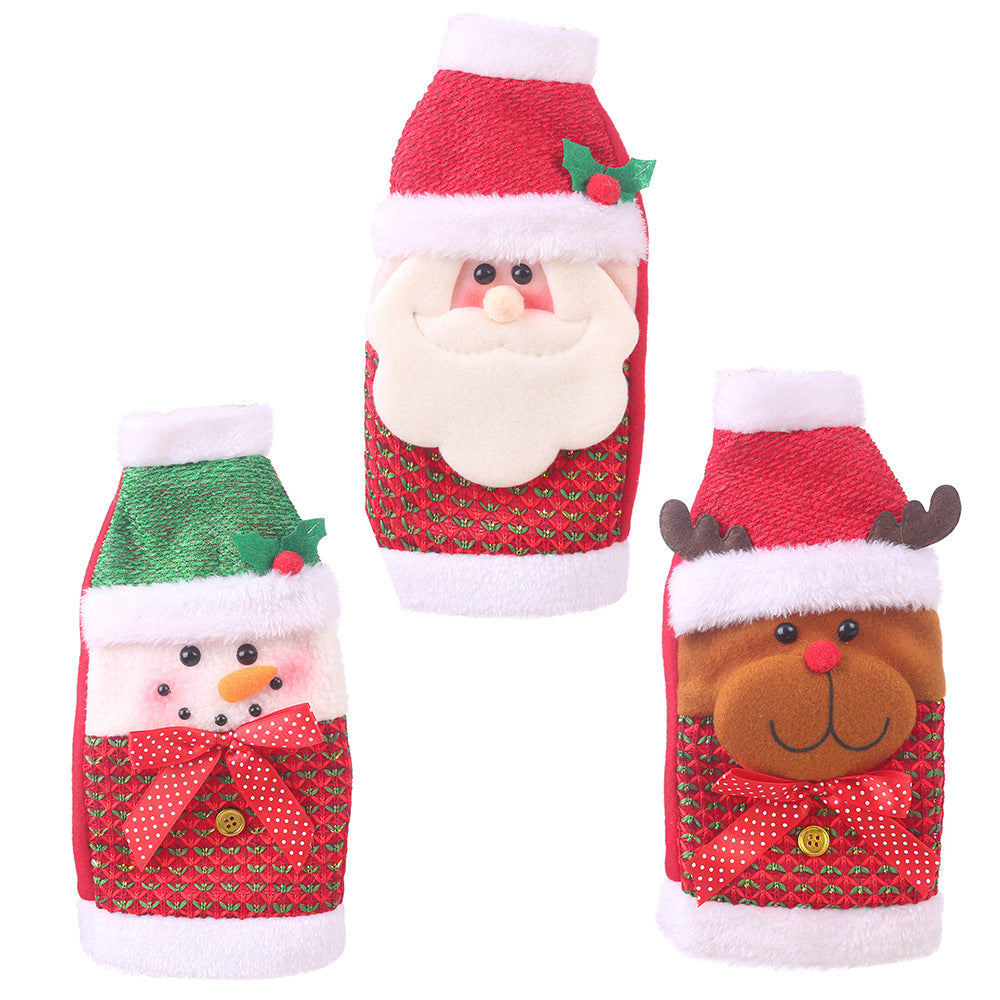 Christmas Decorations Christmas Wine Bottle Socks-35