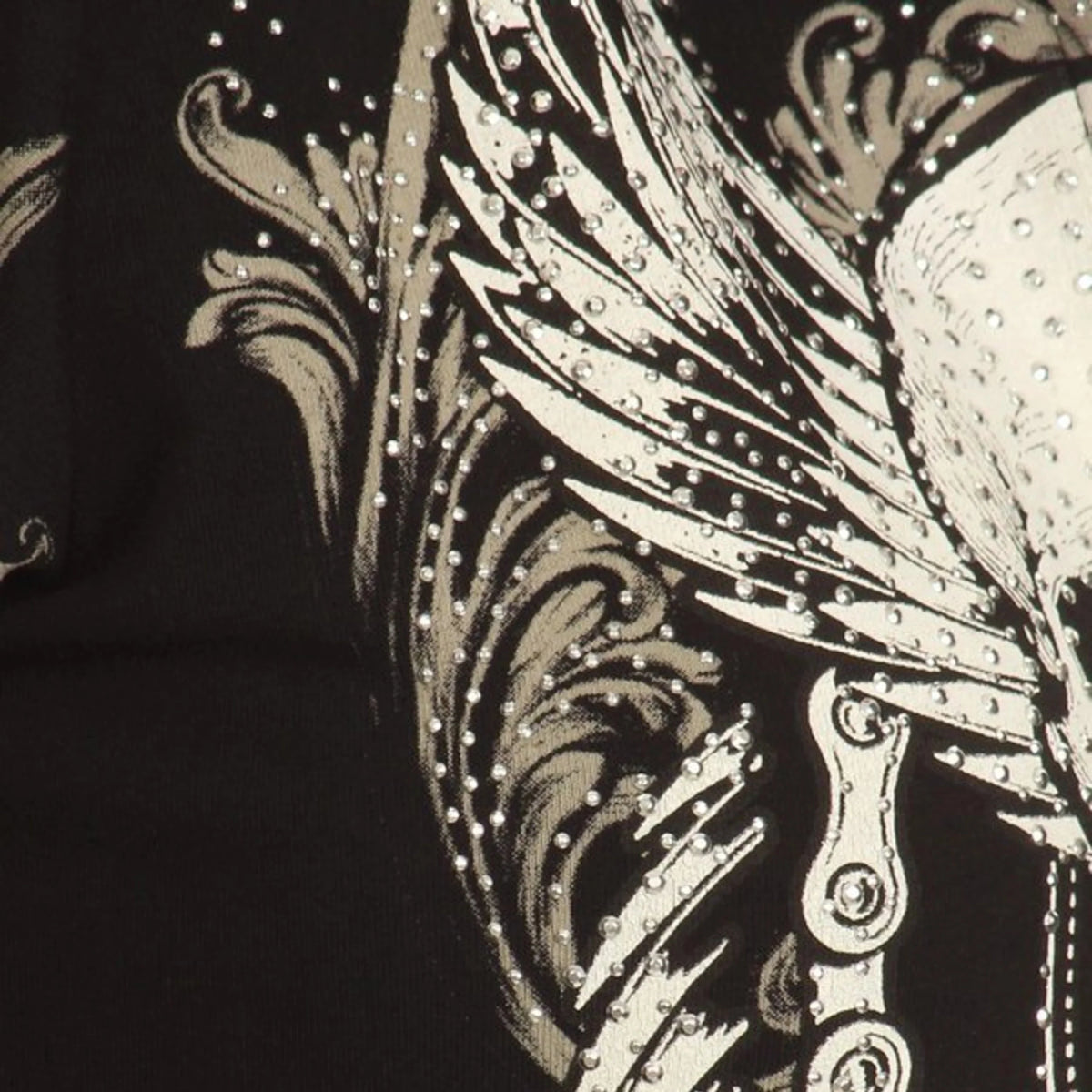 Women's Motorcycle Zip Up Hoodie with Rhinestone Skull & Wings-5