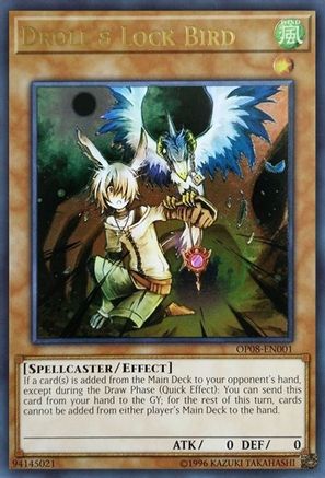 Droll & Lock Bird (UTR) (OP08-EN001) - OTS Tournament Pack 8 Unlimited-1